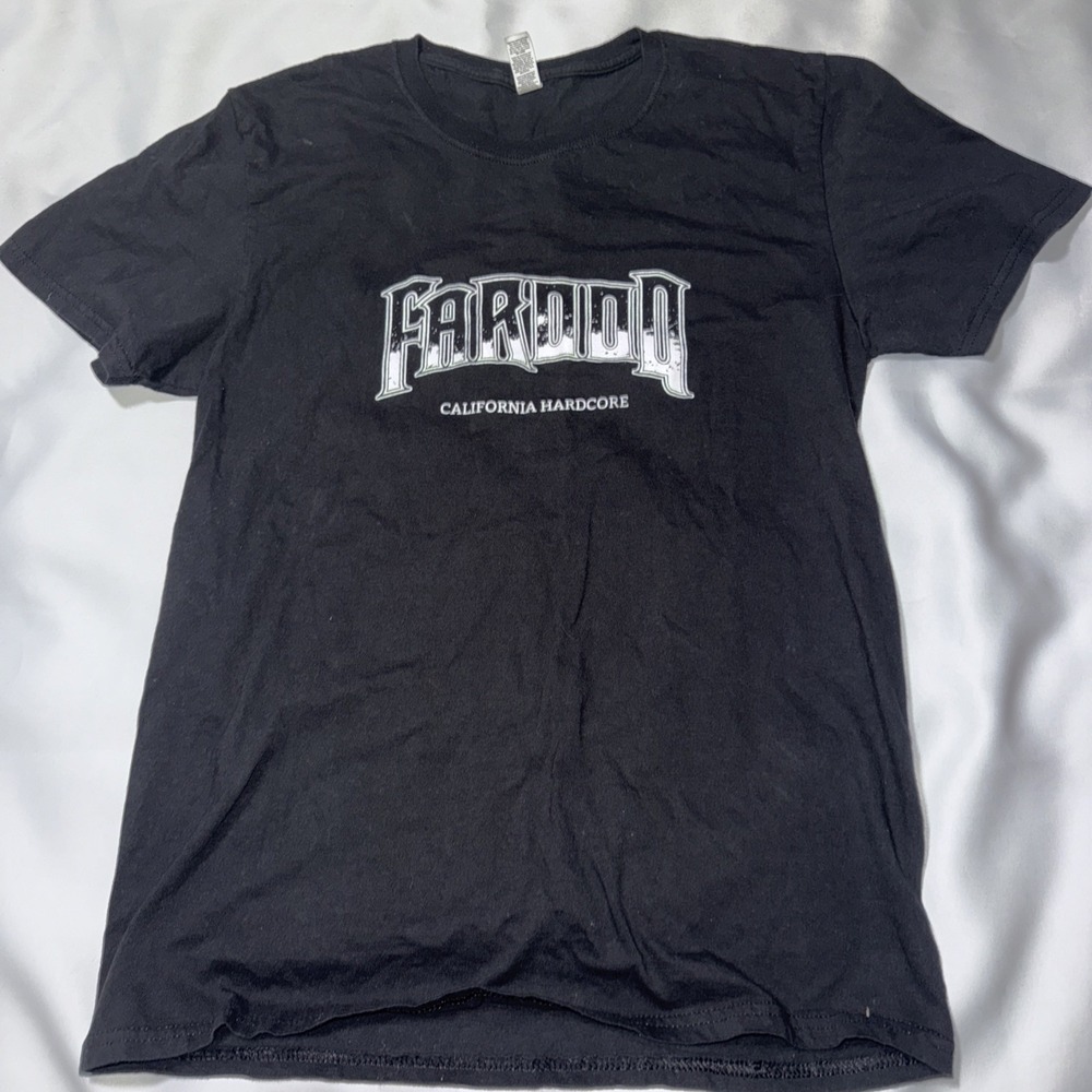 Farooq California Hardcore Glacier Recordings‎ Black T Shirt M